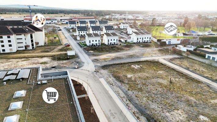 Luftansicht Wohngebiet