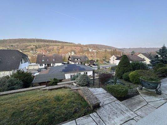 Ausblick von der Terrasse