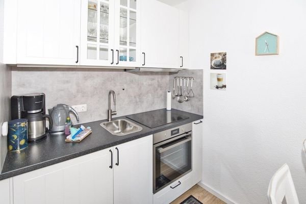 Einbauküche im Wohnzimmer