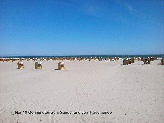 Strand nur 5 Minuten entfernt