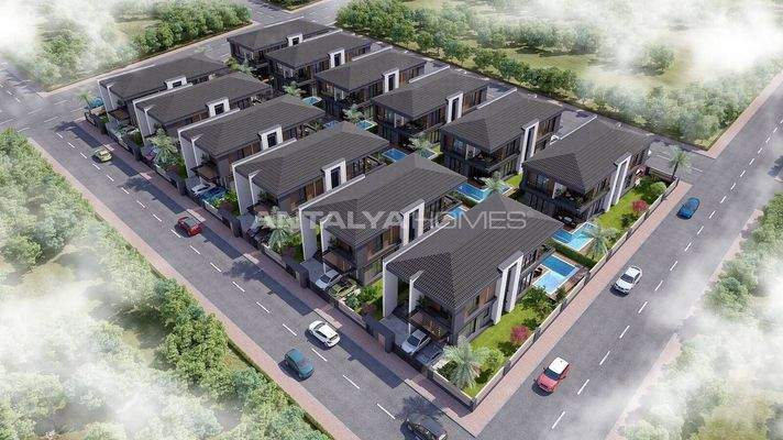 Detached Villas in a Luxury Complex in Dosemealti Antalya