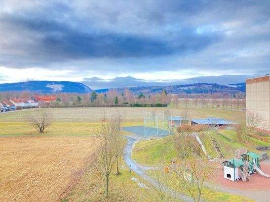 Blick aus dem Wohnzimmer