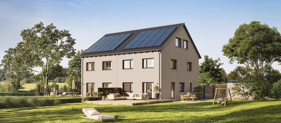 So könnte Ihre Doppelhaushälfte aussehen