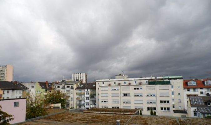 Ausblick vom Balkon hinten