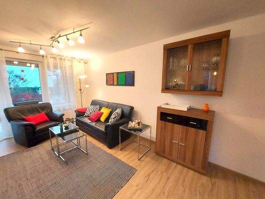 Der Wohnbereich rechts