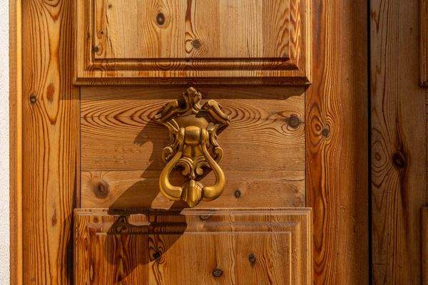 Original restaurierte Haustür