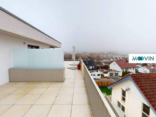 Ansicht II: Dachterrasse