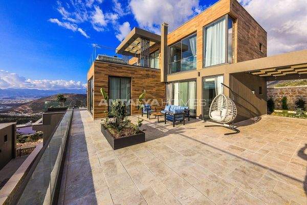 Villas with Indoor Pool and Rental Guarantee in Antalya Kalkan