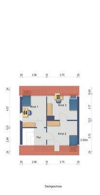 Grundriss Dachgeschoss