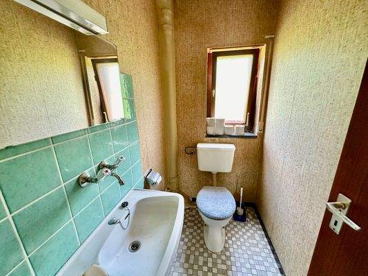 Separates WC im Dachgeschoss