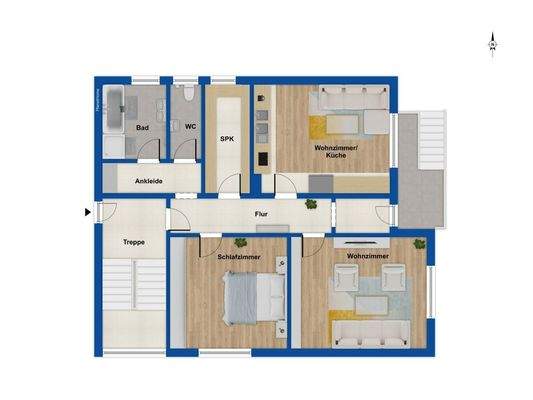 Grundriss Erdgeschoss