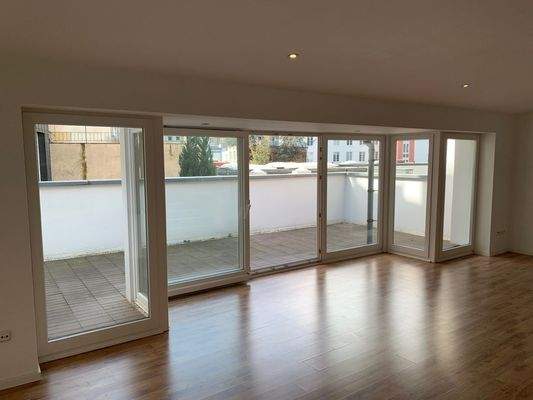 Ansicht Wohn,- Esszimmer