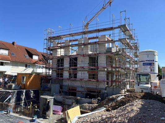 Haus 2 - Bautenstand Ende April 2025