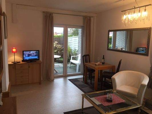 Eine Erdgeschosswohnung mit Terrasse