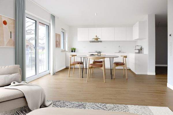 Visualisierung Blick zur Küche