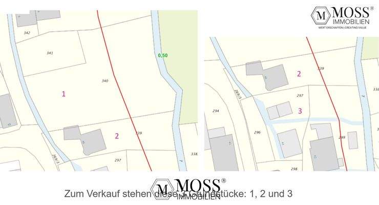 3 Grundstücke