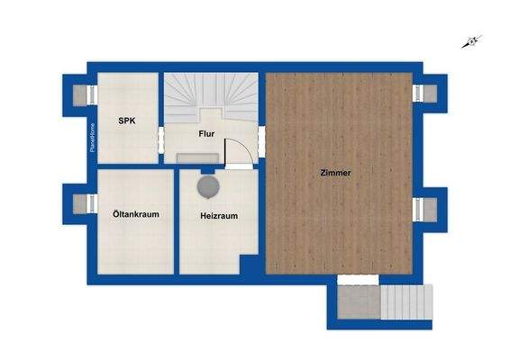 Grundriss Untergeschoss