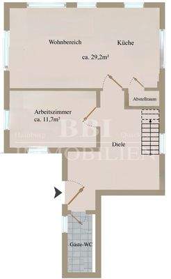 Grundriss Erdgeschoss alternativ