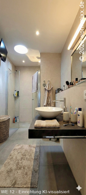 Bad (Deko KI-visualisiert)