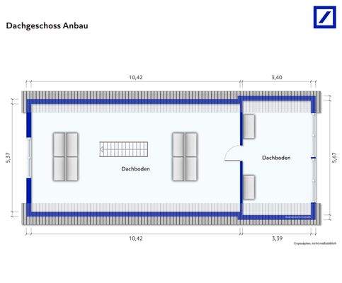 Gewerebebereich Dachboden