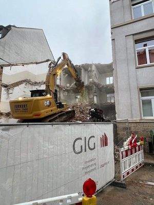 Der Abriss / Bau hat begonnen