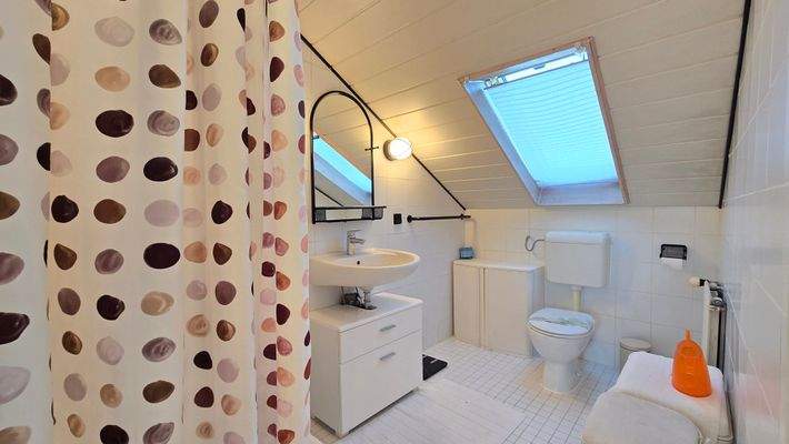 Tageslicht Duschbad mit WC