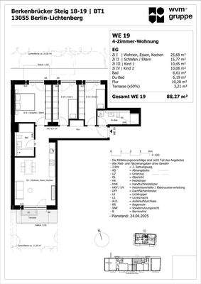Verkaufsgrundriss WE 19-1