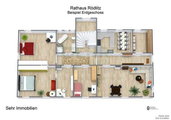 Beispiel Erdgeschoss - 3D