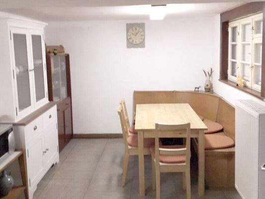 Gemütlicher Essplatz im Haupthaus