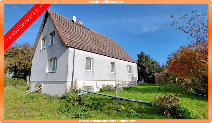 Rückseite mit rechtem Giebel