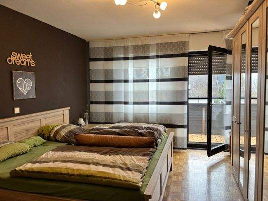 Das Schlafzimmer im EG