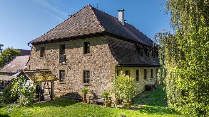 Ansicht Süd Ost Mühlengebäude