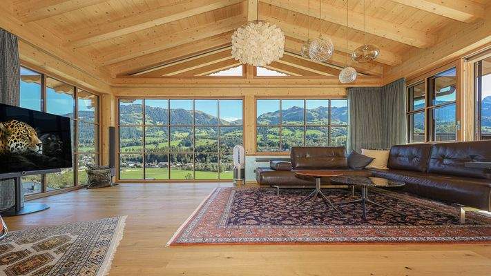 KITZIMMO-Exklusives Landhaus in traumhafter & unverbaubarer Aussichtslage - Immobilien Kitzbühel.