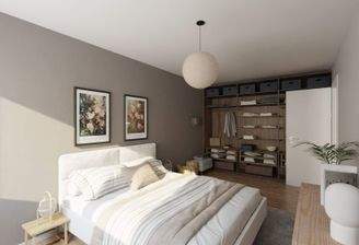Helles und komfortables Schlafzimmer