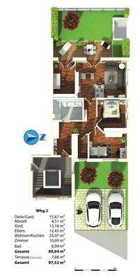 Erdgeschosswohnung Nr. 2