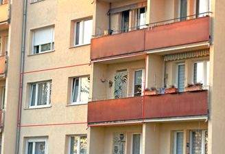 Blick auf die Wohnung