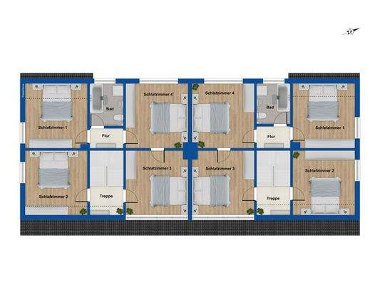 Grundriss Dachgeschoss