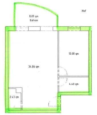 Grundriss Büro 3.OG