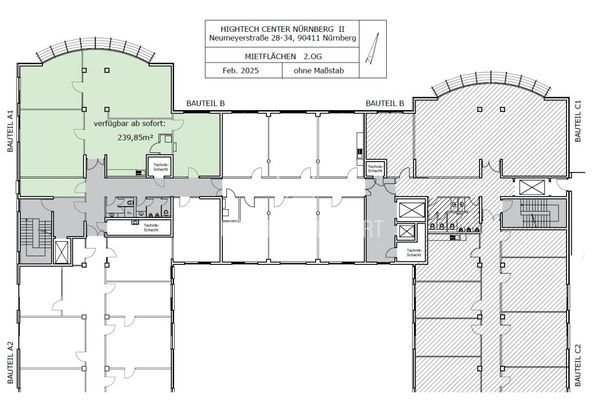 Grundriss 2. OG I 240 m²