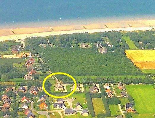 Nur 200 m bis zum Sandstrand