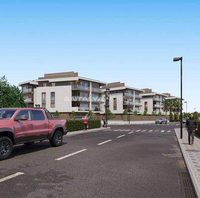 Mountain View Apartments with Communal Pool in Antalya Konyaalti