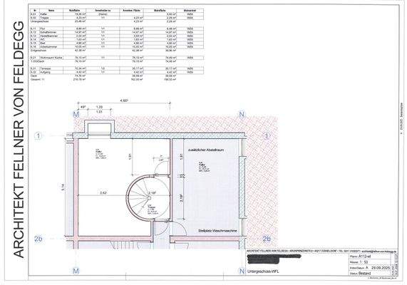Grundriss Untergeschoss