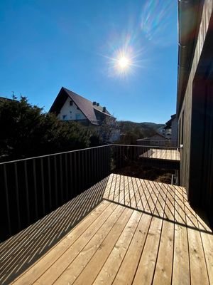 Ausblick von Balkon