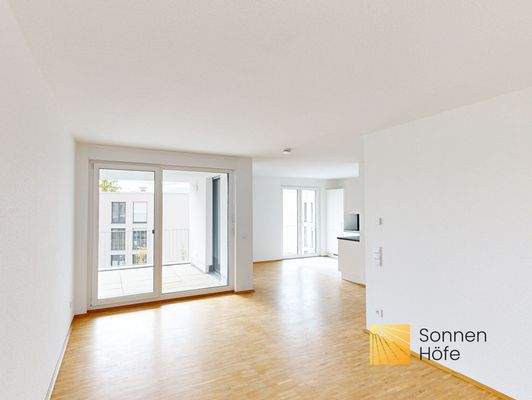 Wohn- und Essbereich (Musterwohnung)