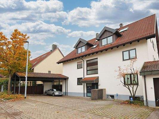 Gepflegte Hausansicht von außen