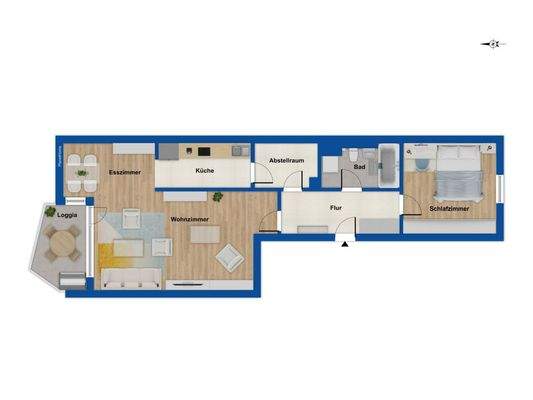 Grundriss 1. Obergeschoss