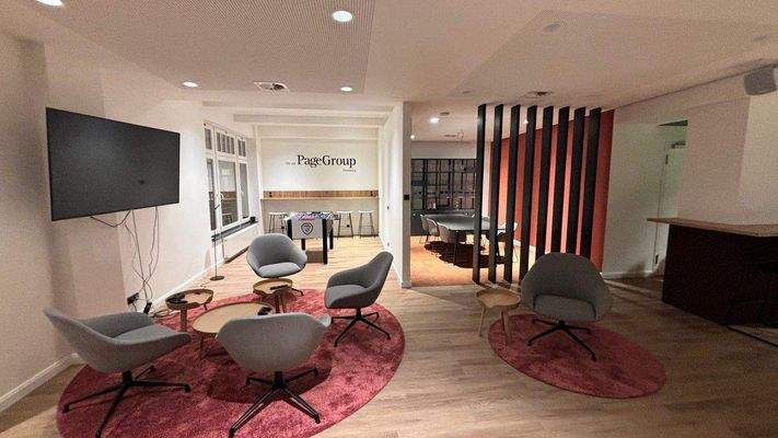 Loungebereich in der Kaisergalerie