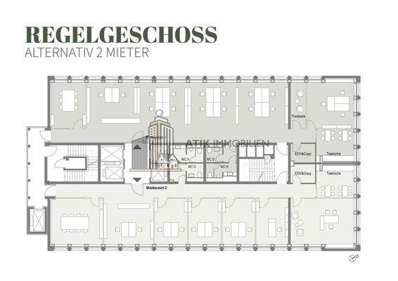 Grundriss Regelgeschoss