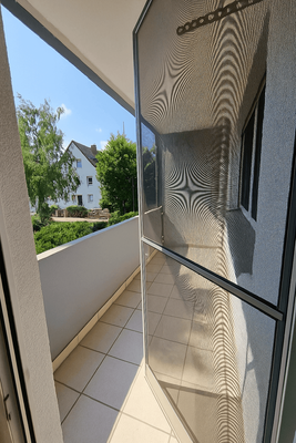 Balkon mit Blick ins Grüne