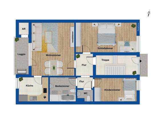 Grundriss 1. Obergeschoss